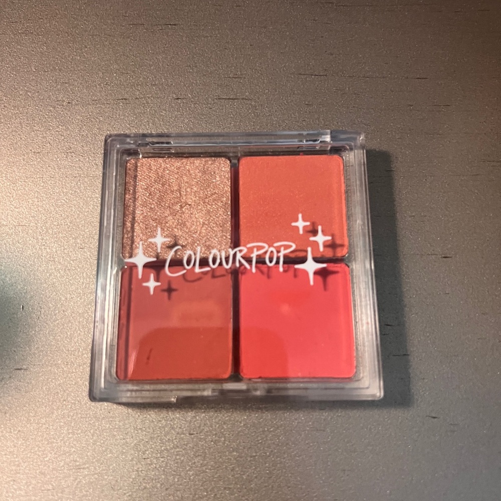 NEW NEVER USED COLOURPOP COOKIE CLUSTER CHEEK PALETTE